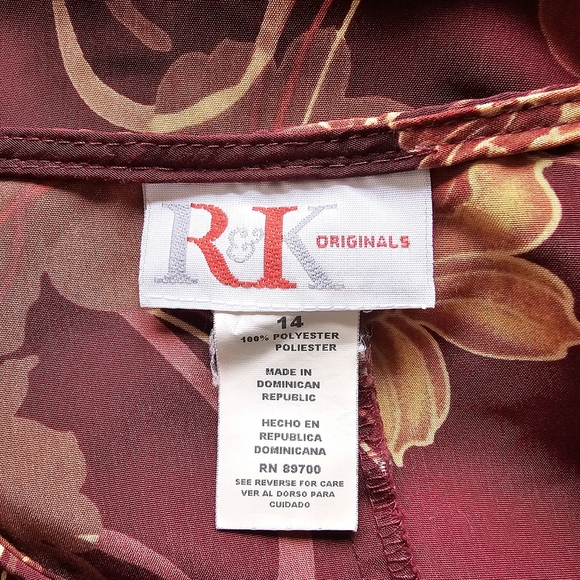 R&K Originals Vintage Y2K Sleeveless Floral Maxi Dress - Picture 2 of 15